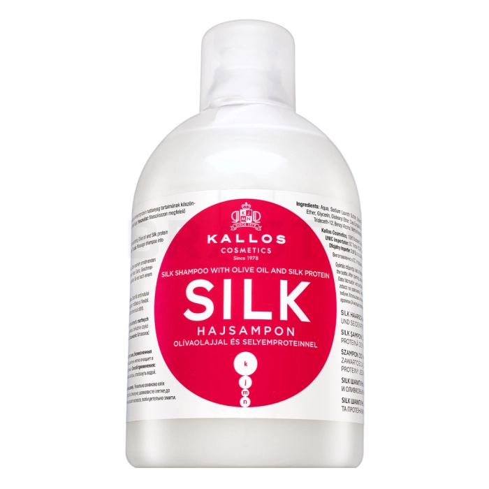 Kallos Silk Shampoo uhlazující šampon pro nepoddajné vlasy 1000 ml