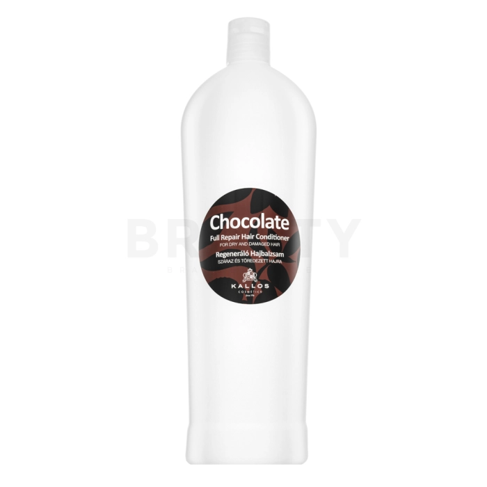 Kallos Chocolate Full Repair Hair Conditioner posilující kondicionér pro velmi poškozené vlasy 1000 ml