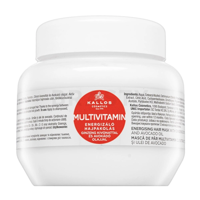 Kallos Multivitamin Energising Hair Mask hranjiva maska za oslabljenu kosu 275 ml