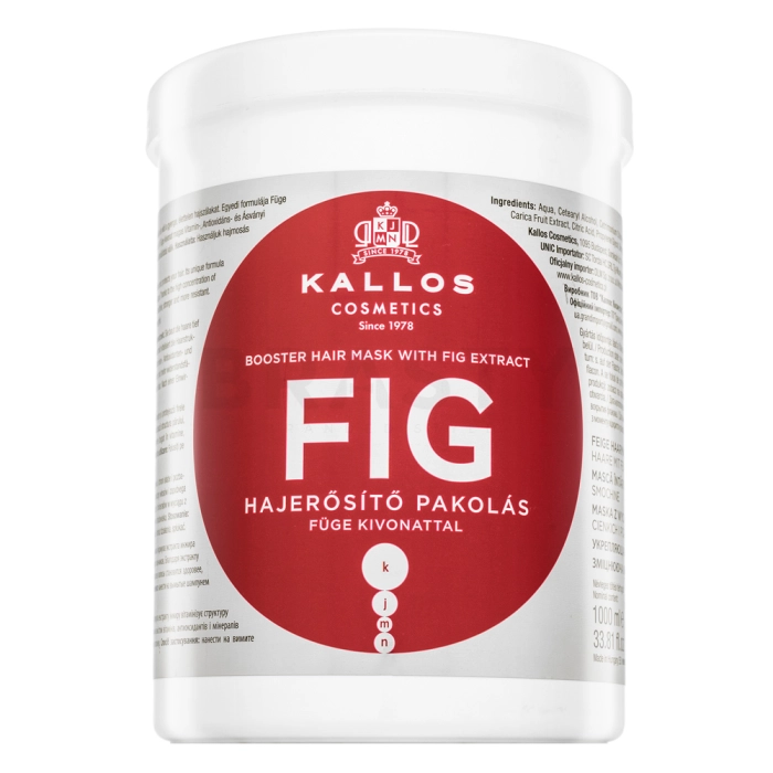 Kallos Fig Booster Hair Mask učvršćujuća maska za sve tipove kose 1000 ml