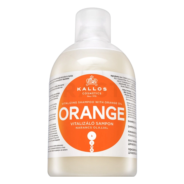 Kallos Orange Vitalizing Shampoo Voedende Shampoo voor alle haartypes 1000 ml