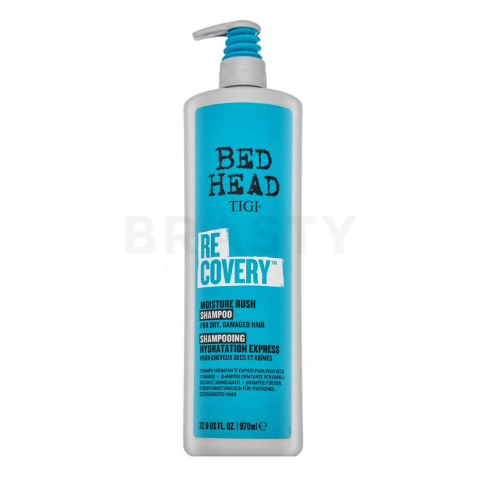 Tigi Bed Head Recovery Moisture Rush Shampoo vyživující šampon pro suché a poškozené vlasy 970 ml