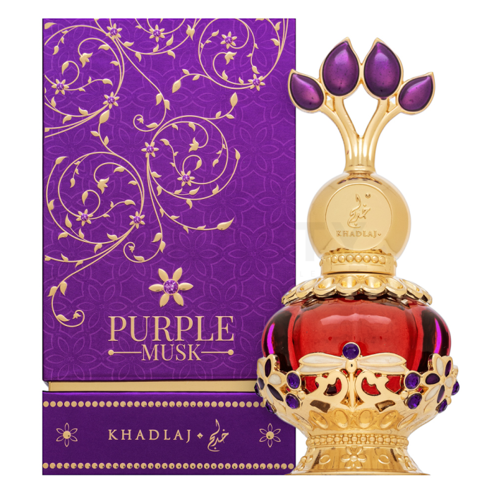 Khadlaj Purple Musk Geparfumeerde olie voor vrouwen 20 ml