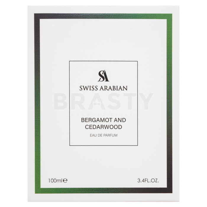 Swiss Arabian Bergamot and Cedarwood Eau de Parfum para hombre 100 ml