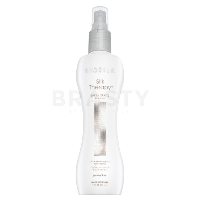 BioSilk Silk Therapy Spray Spritz stylingový sprej pro silnou fixaci 207 ml