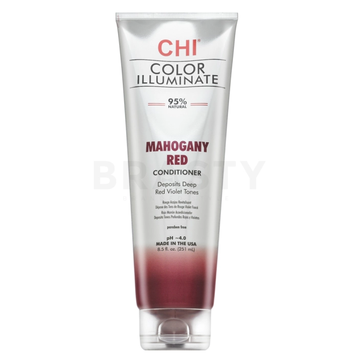 CHI Ionic Color Illuminate Conditioner tónovací kondicionér pro oživení barvy Mahogany Red 251 ml