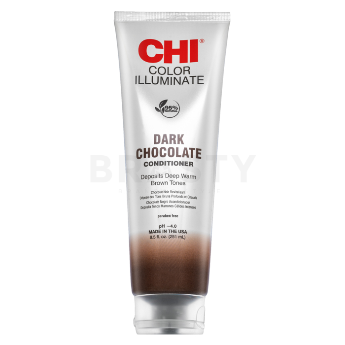 CHI Ionic Color Illuminate Conditioner tónovací kondicionér pro oživení barvy Dark Chocolate 251 ml