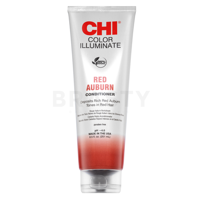 CHI Ionic Color Illuminate Conditioner tónovací kondicionér pro oživení barvy Red Auburn 251 ml