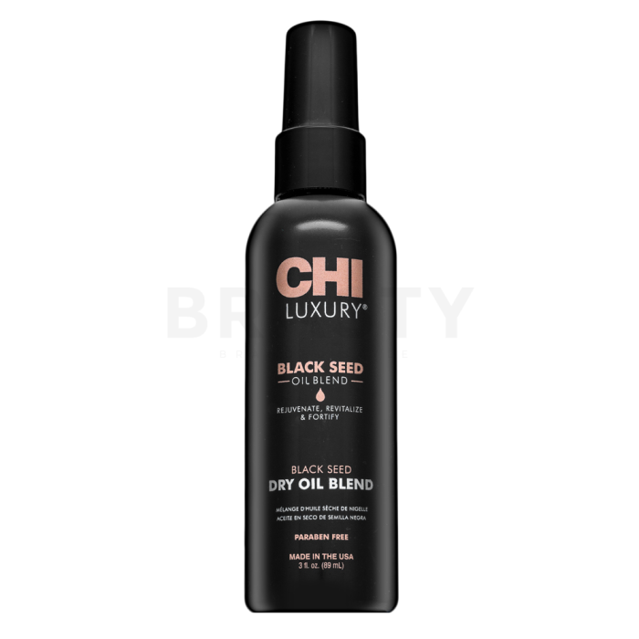 CHI Luxury Black Seed Oil Black Seed Dry Oil uhlazující olej pro všechny typy vlasů 89 ml