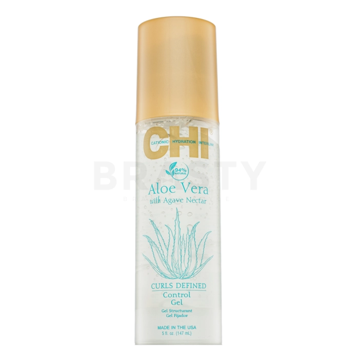 CHI Aloe Vera Curls Defined Control Gel tvarující gel pro vlnité a kudrnaté vlasy 147 ml