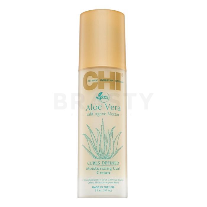 CHI Aloe Vera Curls Defined Moisturizing Curl Cream stylingový krém pro dokonalé vlny 147 ml