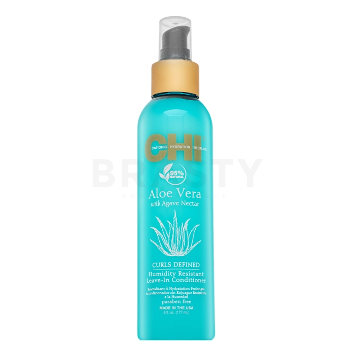 CHI Aloe Vera Curls Defined Humidity Resistant Leave-In Conditioner bezoplachový kondicionér pro kudrnaté vlasy 177 ml