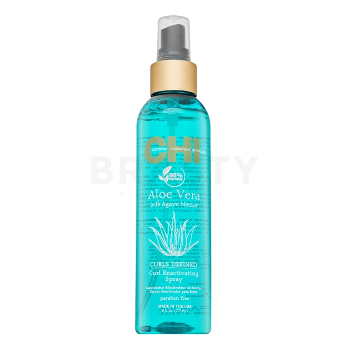 CHI Aloe Vera Curl Reactivating Spray stylingový sprej pro vlnité a kudrnaté vlasy 177 ml