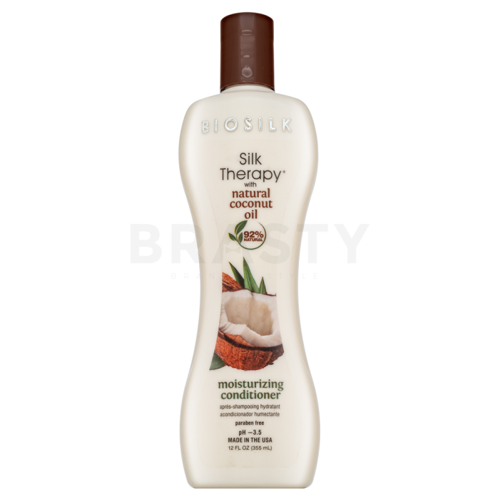 BioSilk Therapy with Natural Coconut Oil Moisturizing Conditioner kondicionér pro hydrataci vlasů 355 ml