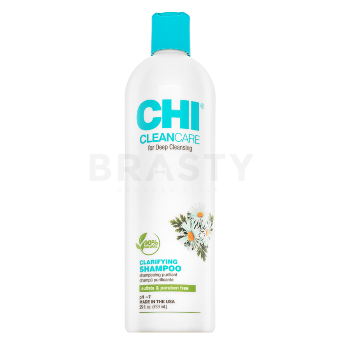 CHI CleanCare Clarifying Shampoo hloubkově čistící šampon pro hebkost a lesk vlasů 739 ml