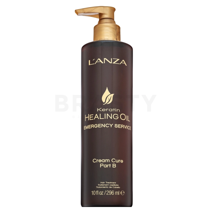 L’ANZA Keratin Healing Oil Emergency Service Cream Cure B tretman za kosu s keratinom 295 ml