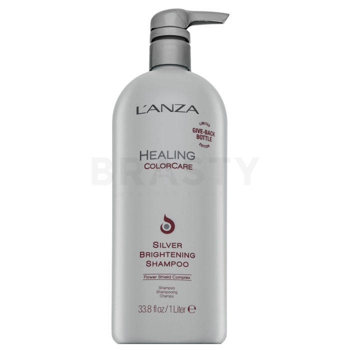 L’ANZA Healing ColorCare Silver Brightening Shampoo zaštitni šampon za platinasto plavu i sijedu kosu 1000 ml
