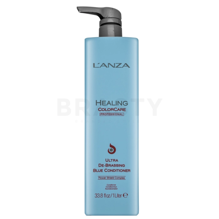 L’ANZA Healing ColorCare De-Brassing Blue Conditioner regenerator za toniranje za smeđe nijanse 1000 ml