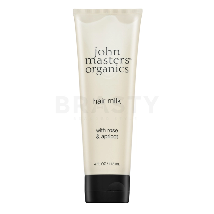 John Masters Organics Rose & Apricot Hair Milk verzorging zonder spoelen voor zacht en glanzend haar 118 ml