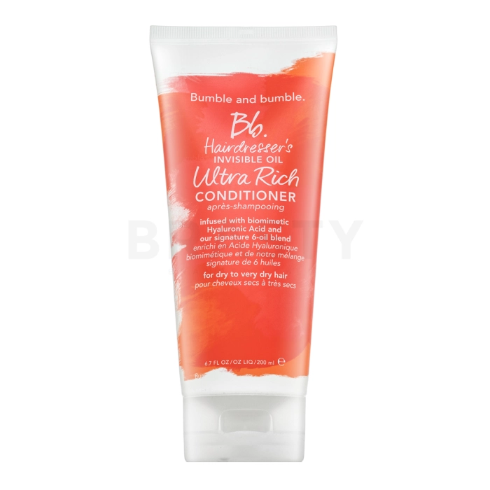 Bumble And Bumble BB Hairdresser's Invisible Oil Ultra Rich Conditioner vyživující kondicionér pro velmi suché a poškozené vlasy 200 ml