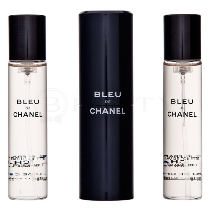 CHANEL Bleu de Chanel 3 x 20 ml for Men Twist and Spray Eau de
