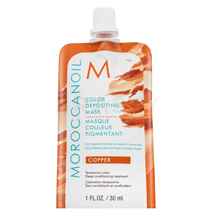 Moroccanoil Color Depositing Mask vyživující maska s barevnými pigmenty Copper 30 ml
