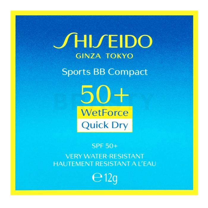 Shiseido Sports BB Compact SPF50 pudr pro sjednocení barevného tónu pleti Very Dark 12 g