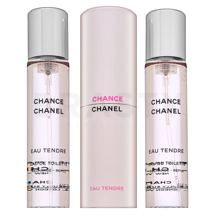 Chanel Chance Eau Tendre - Twist and Spray toaletní voda pro ženy 3 x 20 ml