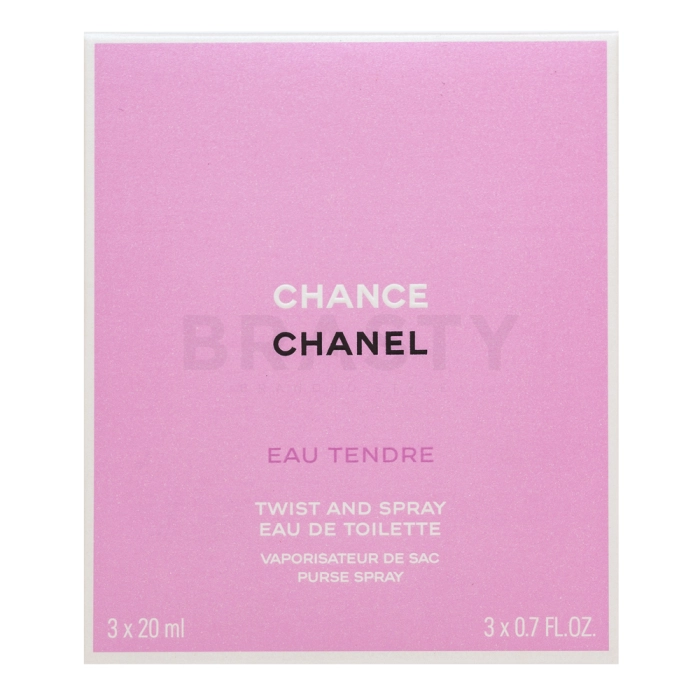 Chanel Chance Eau Tendre - Twist and Spray toaletní voda pro ženy 3 x 20 ml