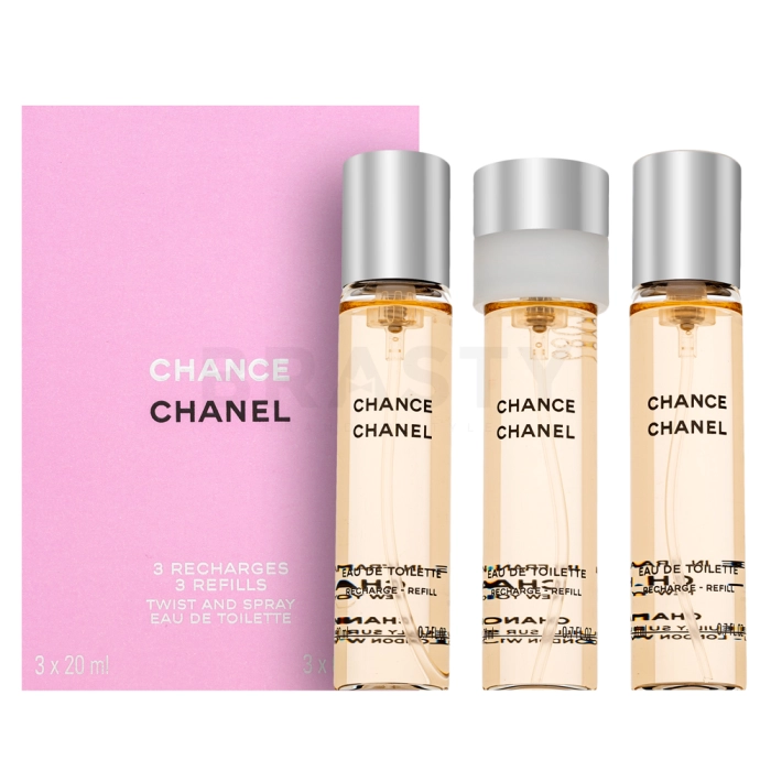 Chanel Chance - Refill toaletní voda pro ženy 3 x 20 ml