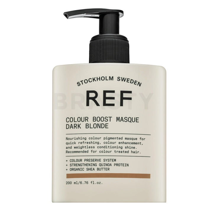 REF Colour Boost Masque hranjiva maska s pigmentima u boji za oživljavanje boje Dark Blonde 200 ml
