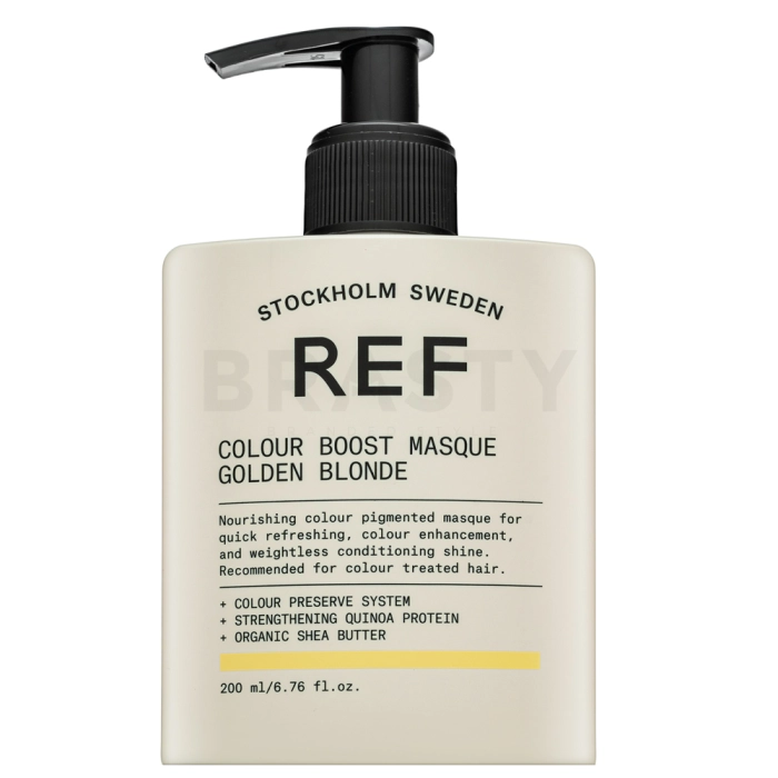 REF Colour Boost Masque hranjiva maska s pigmentima u boji za oživljavanje boje Golden Blonde 200 ml