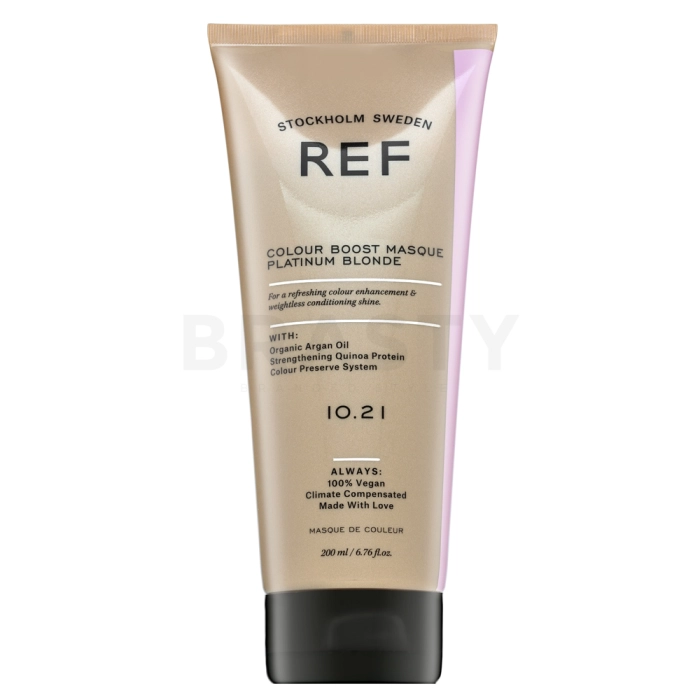 REF Colour Boost Masque hranjiva maska s pigmentima u boji za oživljavanje boje Platinum Blonde 200 ml