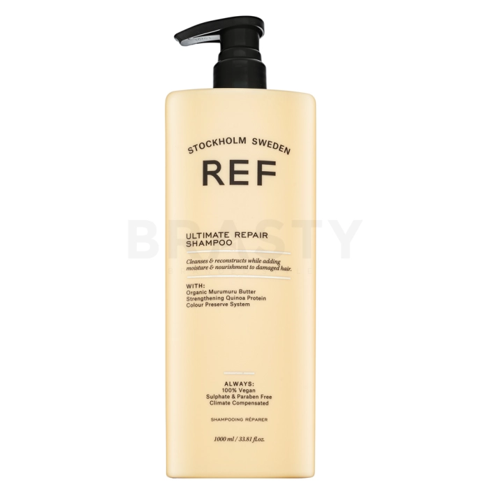 REF Ultimate Repair Shampoo укрепващ шампоан за много суха и увредена коса 1000 ml