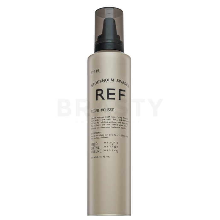 REF Fiber Mousse N°345 mousse styling gel voor volume en sterke fixatie 250 ml