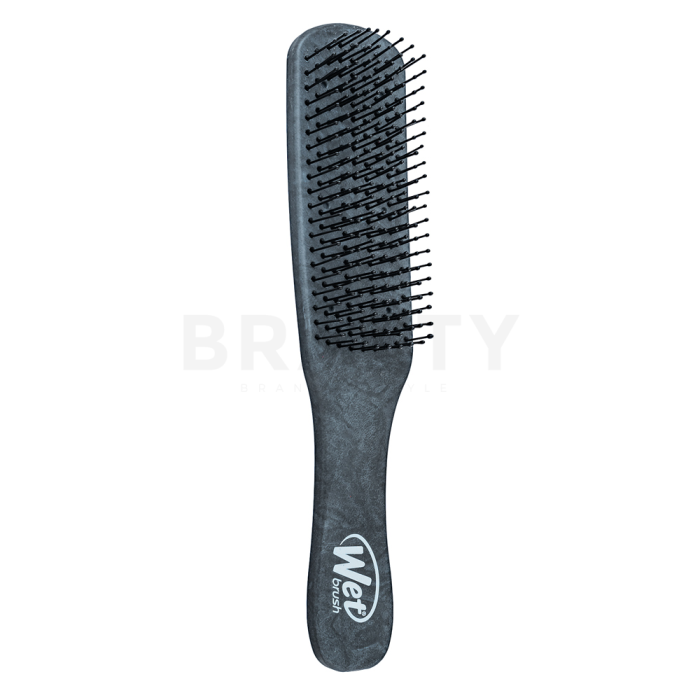 Wet Brush Men's Detangle Black Leather kartáč na vlasy pro muže