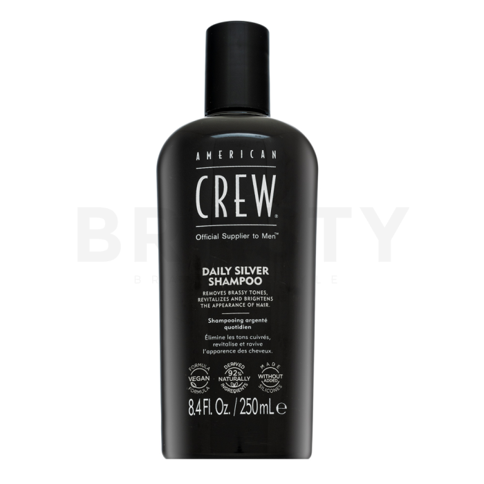 American Crew Daily Silver Shampoo šampon pro šedivé vlasy 250 ml