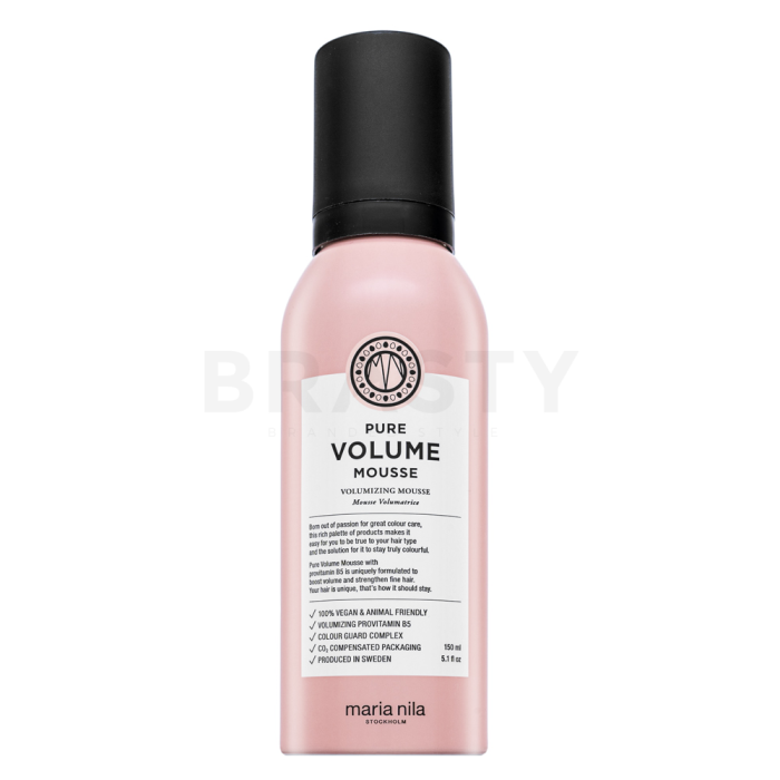 Maria Nila Pure Volume Mousse styling schuim voor volume en versterking van het haar 150 ml