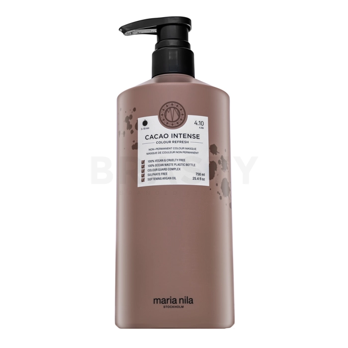 Maria Nila Colour Refresh vyživujúca maska ​​s farebnými pigmentmi pre hnedé odtiene Cacao Intense 750 ml