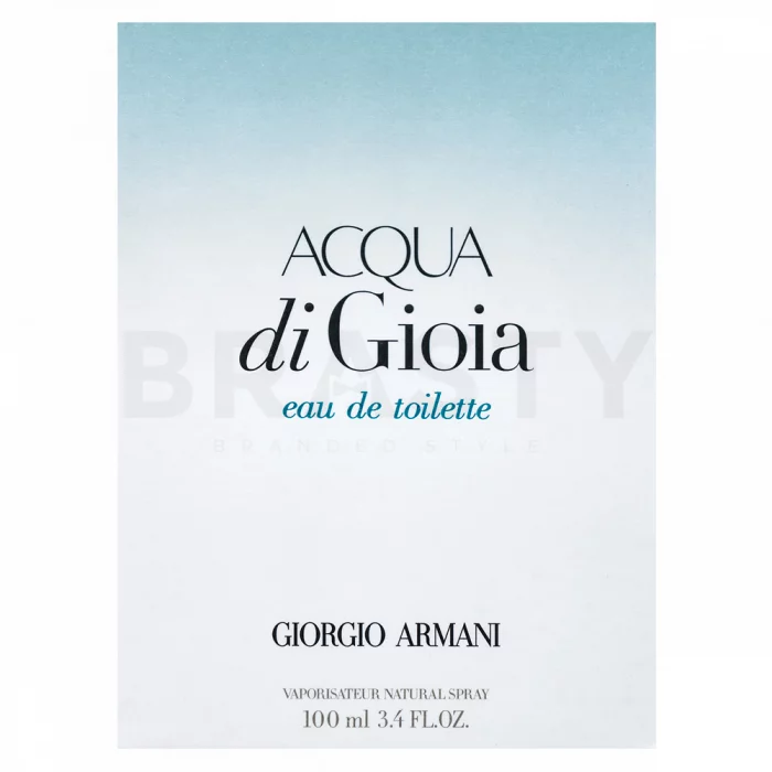 Armani (Giorgio Armani) Acqua di Gioia toaletní voda pro ženy 100 ml