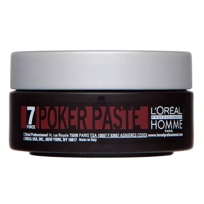L´Oréal Professionnel Homme Poker Paste modelirajuća pasta za ekstra jaku fiksaciju 75 ml