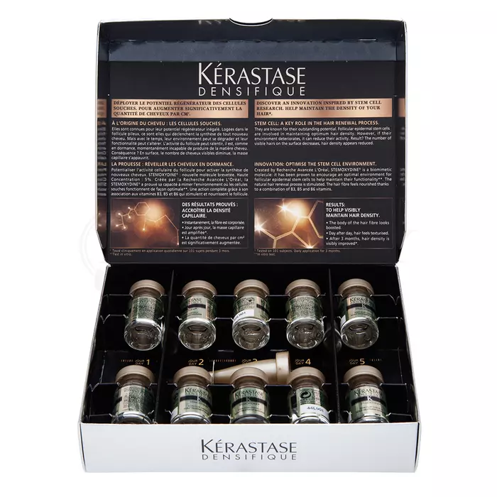Kérastase Densifique Density Programme vlasová kúra pro obnovení hustoty vlasů 10 x 6 ml