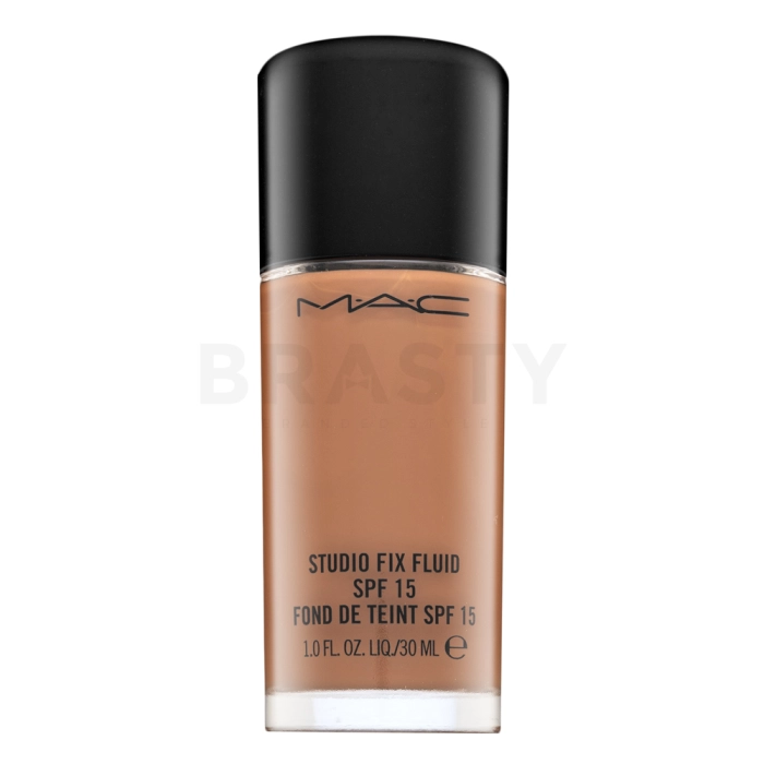 MAC Studio Fix Fluid Foundation SPF15 dlouhotrvající make-up pro sjednocenou a rozjasněnou pleť NC55 30 ml