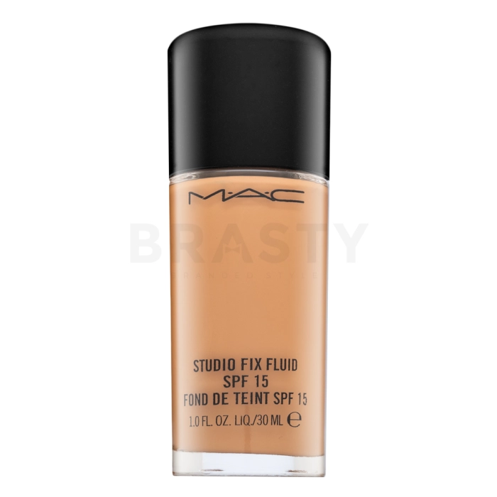 MAC Studio Fix Fluid Foundation SPF15 dlouhotrvající make-up pro sjednocenou a rozjasněnou pleť NC43.5 30 ml