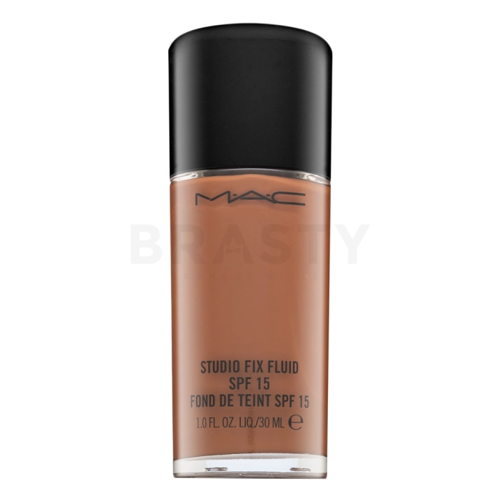 MAC Studio Fix Fluid Foundation SPF15 dlouhotrvající make-up pro sjednocenou a rozjasněnou pleť NW48 30 ml