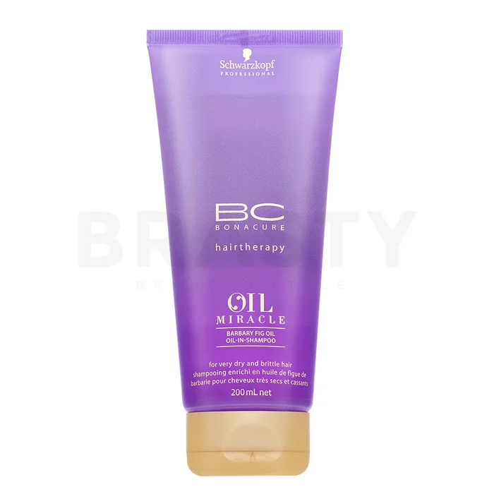Schwarzkopf Professional BC Bonacure Oil Miracle Barbary Fig Oil & Keratin Oil-in-Shampoo šampon pro velmi suché a křehké vlasy 200 ml
