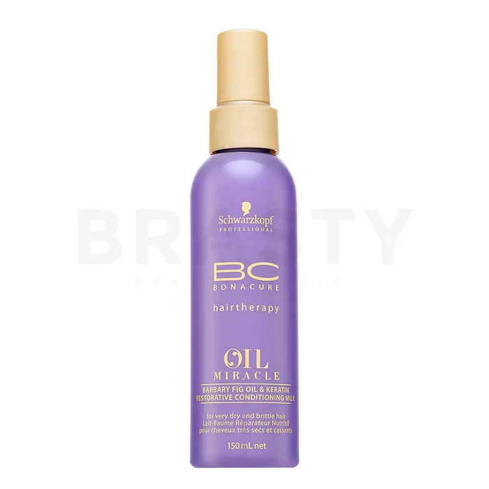 Schwarzkopf Professional BC Bonacure Oil Miracle Barbary Fig Oil & Keratin Restorative Conditioning Milk bezoplachový kondicionér pro velmi suché a křehké vlasy 150 ml