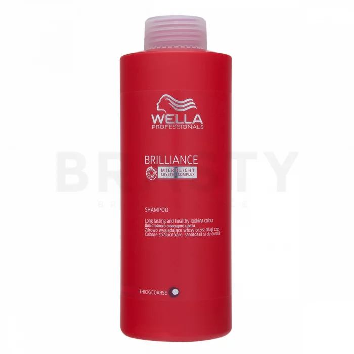 Wella Professionals Brilliance Shampoo shampoo for coarse and coloured hair 1000 ml