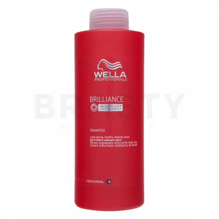 Wella Professionals Brilliance Shampoo shampoo voor fijn gekleurd haar 1000 ml