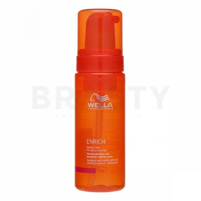 Wella Professionals Enrich Bouncy Foam stylingová emulze pro vlnité a kudrnaté vlasy 150 ml